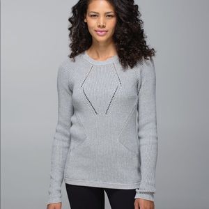 Lululemon the sweater the greater heather grey